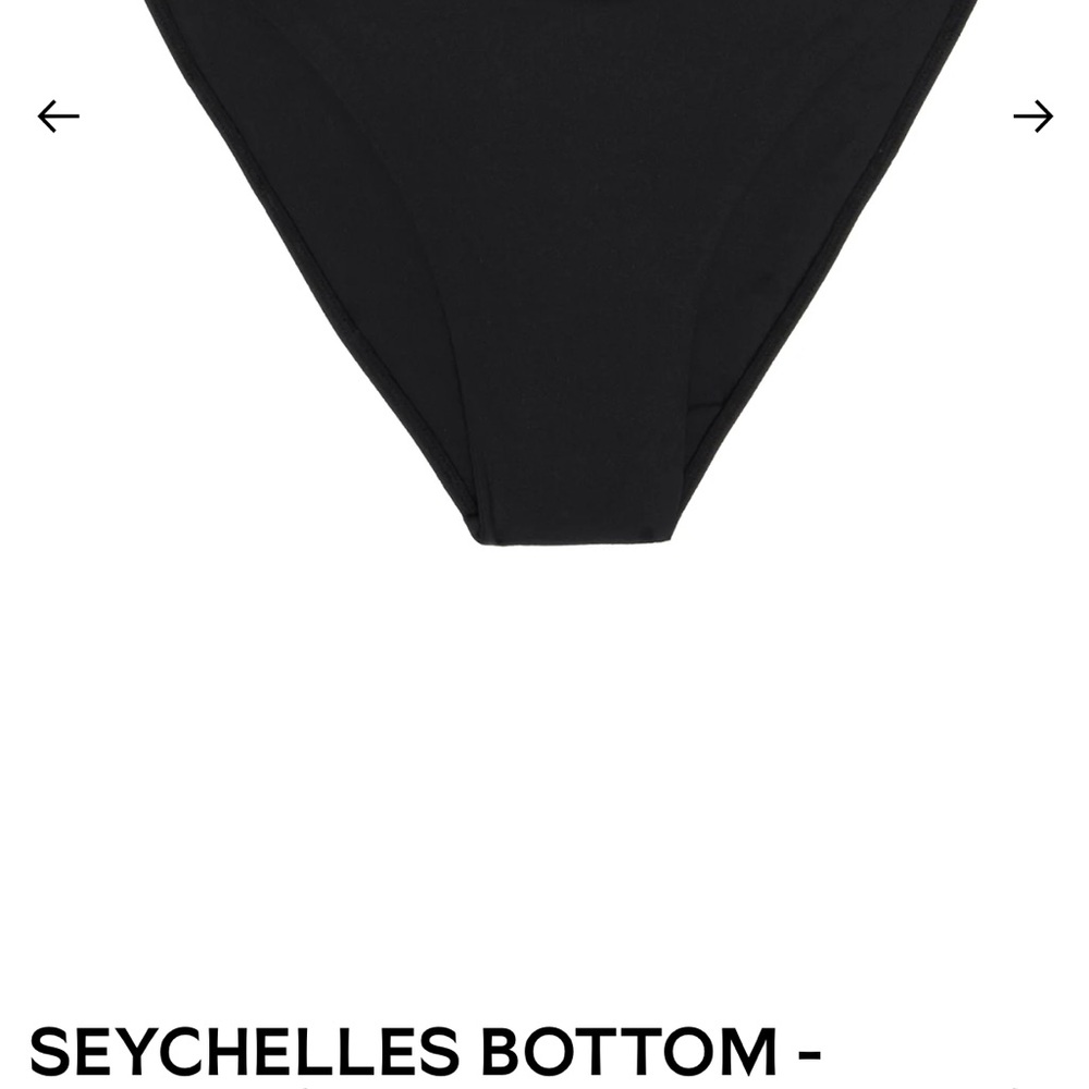 Monday Swimwear Black Seychelles Bikini Bottoms